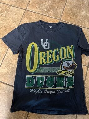 Hollister Navy Blue Oregon Ducks Graphic Tee